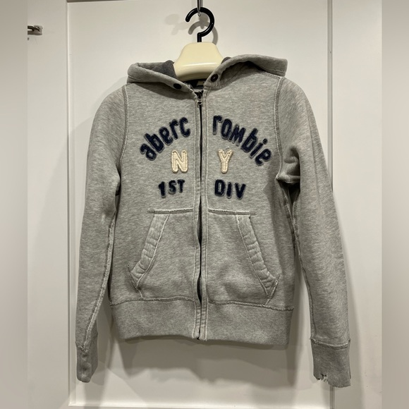 abercrombie kids Other - Abercrombie Kids, boy’s distressed zip hoodie